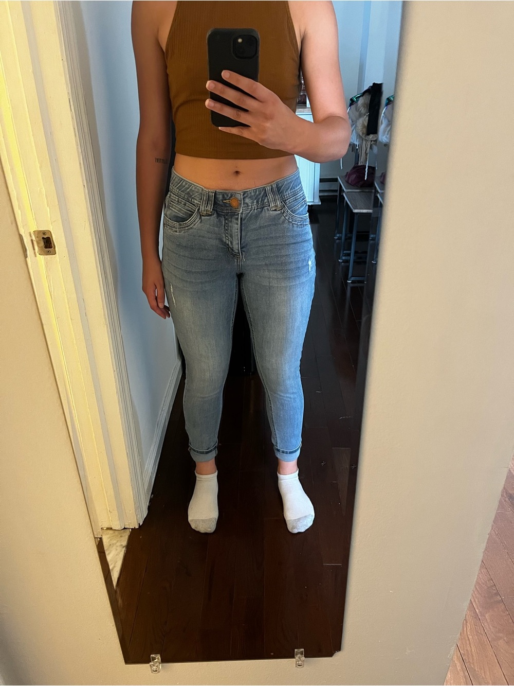 Democracy Light Blue Skinny High-Rise Jeans